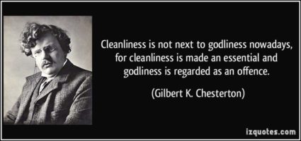 Cleanliness is Next To Godliness?