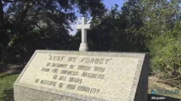 Activists Trying to Remove Cross from a Historic Monument