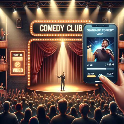 Learn how to use comedy clubs to promote your stand-up comedy videos. Tips on recording, editing, and sharing funny stand-up clips for YouTube and viral success.