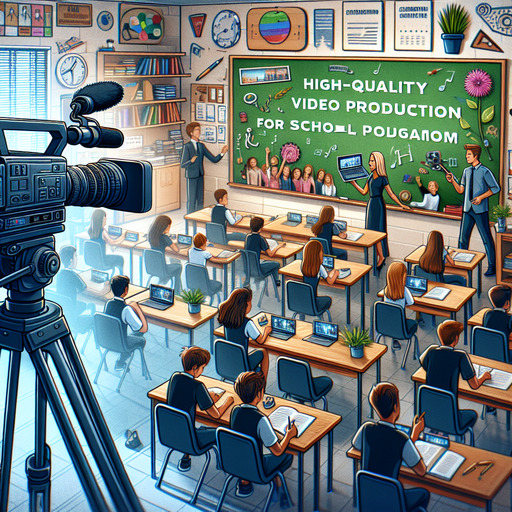 High-quality video production is crucial for school programs to enhance engagement, improve learning outcomes, and provide accessible, effective educational content.