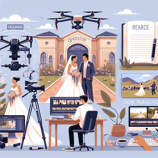 Discover what to expect when hiring a wedding videographer, from cinematic styles and drone footage to editing services and customizable video packages.